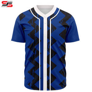 Maillot de baseball d'équipe personnalisé avec tissu en polyester souple et design ample pour un confort débit d'air maximal à bas prix - Product Image 6