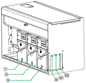 Quiosco de tienda minorista todo en uno CR6, reciclador de monedas de pago automático y solución de reciclaje de notas y monedas - Product Image 4
