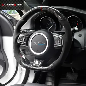 factory direct smart led Carbon Fiber sport car steering wheel For Jaguar XF