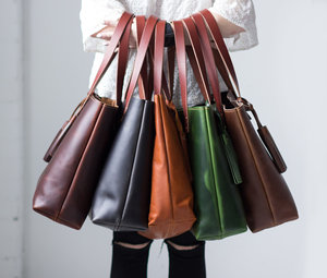 Sacs à main en cuir pour femmes, sacs à main épaule pour dames, sac en cuir véritable Vintage tendance, vente en gros - Product Image 4