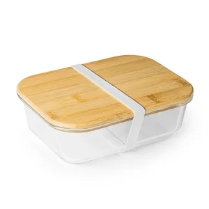 Contenitore per Pranzo in Vetro Personalizzato Color Kaki - Product Image 1