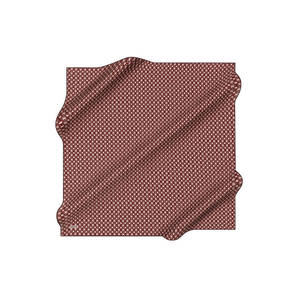ผ้าพันคอสี่เหลี่ยมผ้าไหมพิมพ์ลายดิจิทัลเบอร์กันดีดีไซน์หรูหราวินเทจ - Product Image 1