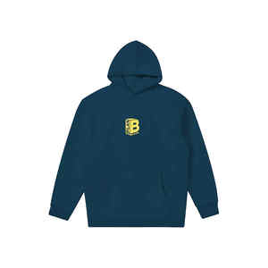 GZJWX Automne Hiver Vêtements pour Hommes Marque Imprimé Velours Sweat à Capuche Sweat Long- hoodie - Product Image 2