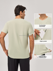 T-shirts pour hommes de haute qualité, à séchage rapide, respirants, extensibles, protection UV, antibactériens, pour l'été, le fitness, les activités de plein air, décontractés, personnalisables - Product Image 4
