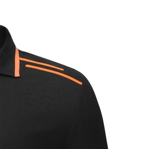 Polo con adorno de contraste para hombre, camisa deportiva de Golf, de algodón, de manga corta, informal, lisa, personalizada, talla grande, nueva - Product Image 3