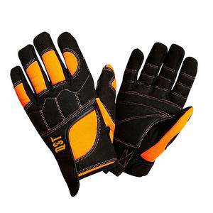 Guantes DE SEGURIDAD DE TRABAJO DE CUERO mecánico antivibración antideslizantes de alta calidad impermeables de rendimiento multiusos - Product Image 4