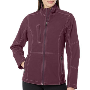Veste Softshell pour femme respirante et élégante en plusieurs couleurs pour l'hiver col montant tricoté traité - Product Image 1