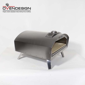 16-inch roestvrijstalen <span class=keywords><strong>BBQ</strong></span>-<span class=keywords><strong>grill</strong></span> & pizzaoven met een maximale temperatuur van 500°C voor 3-5 personen, voor gebruik op het aanrecht - Product Image 1