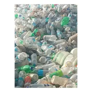 High Quality Fresh Hot washed 100% clear PET bottle scrap / PET flakes white / recycled PET Resin