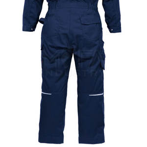 Uniforme de trabajador de construcción de grado industrial con material resistente al fuego y acentos reflectantes para cumplimiento y seguridad - Product Image 6