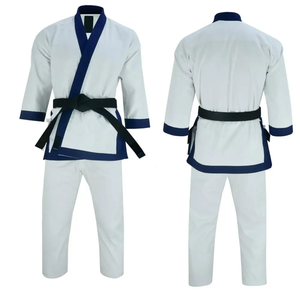 Uniformes de Karate de Último Diseño en Diferentes Colores, la Mejor Calidad al por Mayor, Transpirables, de Poliéster/Algodón, Unisex, para Adultos, Ropa de Artes Marciales - Product Image 6