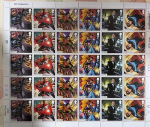 Tem Bưu Chính Thư Hoàng Gia Braille tiền tem Sticker UK British collector's Edition batwoman Stickers 1st Class UK tem gói - Product Image 1