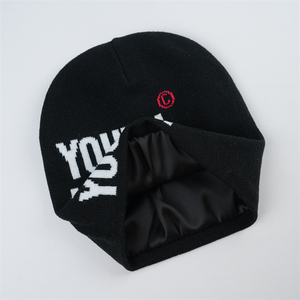 Gorro de punto juvenil, cálido, suave y acogedor, forrado de lana, ajustable, elegante, para exteriores, para clima frío - Product Image 6