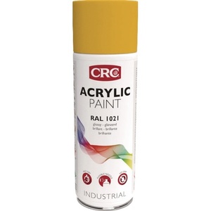 สเปรย์เคลือบสีอะคริลิค โกลซี่ ราพีซีด เยลโล่ RAL 1021 400 มล. CRC - Product Image 1