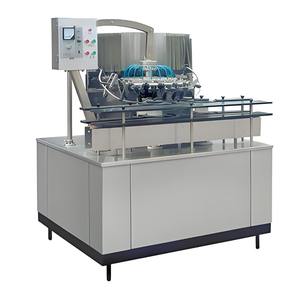 Lavadora de botellas rotativa eficiente para enjuague de limpieza rápido y fácil - Product Image 1