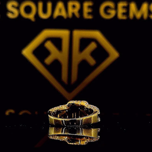 Bague en diamant moissanite ICED OUT, bagues en diamant taille ronde et baguette de 4 ct, bague en argent sterling 925 pour homme, cadeaux pour elle - Product Image 3