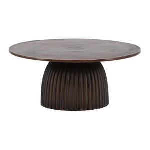 Table basse moderne en bois écologique avec base en métal - Product Image 6