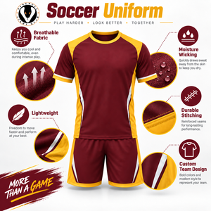 Vêtements de sport de football personnalisés offrant une coupe confortable, des matériaux respirants et une mobilité flexible pour les équipes, les clubs, les écoles et les académies. - Product Image 6