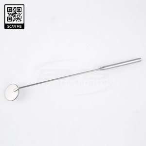 Espejo Laríngeo ENT con Mango Hexagonal de 24 mm, Espejo de Garganta Manual de Acero Inoxidable, Laringoscopia Indirecta, Examen Reutilizable - Product Image 2