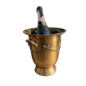 Elegant American Style Handcrafted Wine <b>Cooler</b> Stainless Steel Ice Bucket Customizable Champagne <b>Chiller</b> Customized Logo - Product Image 2