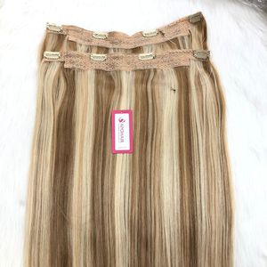 Extensión de cabello Remy de doble estiramiento recto sedoso de alta calidad 100%-Paquete de cabello con Clip vietnamita crudo con UPS FedEx DHL Shipping - Product Image 2