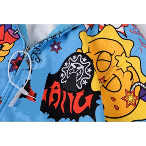 เสื้อฮู้ดผู้ชายขนแกะสีทึบ400ก. ดีไซน์ซับลิเมตแบบเต็มตัวออกแบบได้ตามต้องการ - Product Image 4