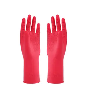 Medium Rubber Gloves Nam Long prevent the loss of moisture, natural protective oil of hands; keep your hands soft and clean