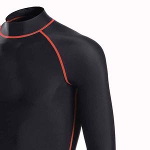 High Quality Custom Compression Performance UPF50+ Quick Dry Breathable <b>Rash</b> <b>Guard</b> <b>Men</b> Full Sleeve OEM Service - Product Image 4