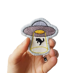 Parches Bordados Termoadhesivos, Redondos, Ligeros, de Tela de Lona de Algodón, Colores y Tamaños Personalizados para Decoración de Prendas - Product Image 1