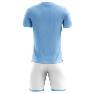 Conjuntos de Uniformes de Fútbol de Manga Corta con Cuello Redondo Unisex para Adultos, Transpirables, de Secado Rápido, Impresión por Sublimación Personalizada, Ecológicos, 100% - Product Image 3