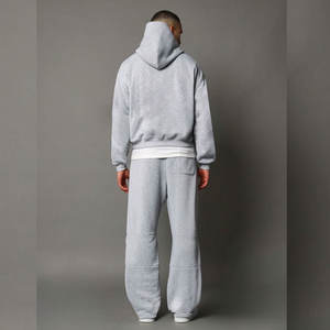 ชุดวอร์มผ้าคอตตอนแบบสวมหัวทรงหลวมมีฮู้ดสำหรับผู้ชายเสื้อ100% 500ผ้าฟลีซระบายอากาศได้เร็วขนาดใหญ่กว่าปกติ - Product Image 5