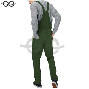 Mens Denim Bib Overalls Relaxed Fit Fashion Jean <b>Jumpsuit</b> <b>with</b> Adjustable Straps and Multiple <b>Pockets</b> Casual Workwear - Product Image 2
