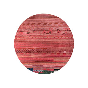 Manchaha Classic Large Area Wool <b>Silk</b> Hand Knotted Rugs <b>Red</b> Orange Geometric for Home Hallway Room-Model Lub-6574 for Teens - Product Image 1