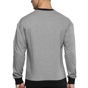 2024 nueva llegada personalizable 100% algodón sudaderas de hombre cómodo Casual invierno cuello redondo polar impresión Digital - Product Image 2