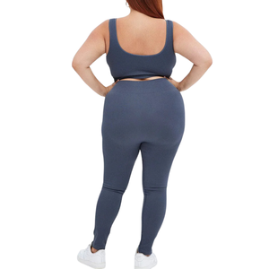 Leggings de Yoga Sin Costuras de Talla Grande con Cintura Alta, Tejido Elástico de Compresión, Ropa Deportiva de Soporte, Pantalones de Gimnasio para Mujer - Product Image 3