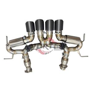 Sistema de Escape Catback con Silenciador y Tubos de Ajuste Valvetronic de Acero Inoxidable Pulido OEM de Vortex Factory para Chevrolet Corvette Z06 - Product Image 1