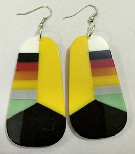 Designer Handmade Resin Jewelry <b>Necklace</b> <b>with</b> Drop Earrings for Women, Fashion Wear resin earrings resin earrings mold - Product Image 1