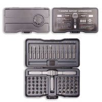 YIYUN Kit d'outils à cliquet 64-en-1 en acier et plastique, tournevis magnétique Phillips Torx Pentalobe, qualité professionnelle OEM MT-R064