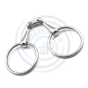 Instrumento de Cirugía Veterinaria de acero inoxidable de 4,5 pulgadas de la mejor calidad, rodillo grande O' Ring Snaffle Bits Base Instrumentos quirúrgicos CE - Product Image 2