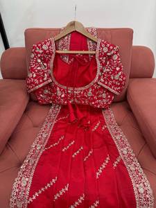 Vêtements de fête de mariage de luxe Designer de mode Pur Banarasi Cuivre Zari Tissage Saree en soie douce du fabricant indien - Product Image 3