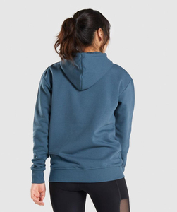 Sudadera con Capucha Personalizada de Estilo Urbano para Mujer, Gruesa, Holgada, Bordada, Transpirable, con Logotipo en la Parte Delantera - Product Image 2