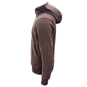 Sweat à capuche personnalisé avec quart de fermeture éclair Pull à capuche uni en coton pour hommes Col haut Sweat à capuche décontracté avec poche - Product Image 3