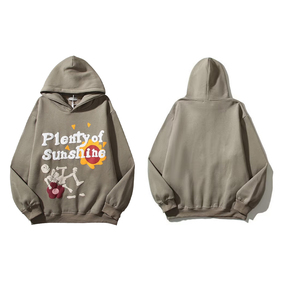 Sweat-shirt à capuche personnalisé avec impression en relief pour hommes et femmes |   Sweat-shirt en coton premium |   OEM et Marque Privée - Product Image 5