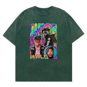 Unisex Washed <strong>T</strong>-<strong>Shirt</strong> <strong>Juice</strong> <strong>WRLD</strong> Rapper Hip Hop Music Fan Apparel Vintage Concert Graphic Tee - Product Image 5