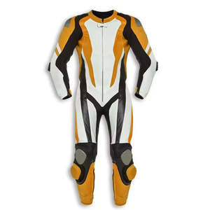 Traje de Motociclismo de Cuero para Hombre, Diseño Personalizado, Protecciones Blindadas CE, Cuero Vacuno Transpirable - Product Image 4