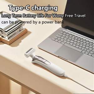 Depiladora Eléctrica Inalámbrica 3 en 1 Recargable por USB, Resistente al Agua, para Mujer, para Rostro, Brazos, Piernas, Axilas y Zona del Bikini - Product Image 6