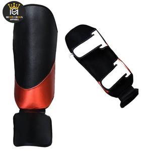 Cómodo paño elástico espinillera empeine acolchado guardias Karate MMA Kick Boxing Muay Thai equipo de entrenamiento protector espinilleras - Product Image 5