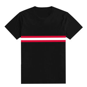 Nouveau Style tendance personnalisé imprimé à manches courtes été tissu respirant col rond couleur hommes t-shirt à vendre - Product Image 4