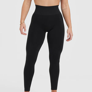 Venta al por mayor de mallas de Yoga de cintura alta para las mujeres medias elásticas de fitness ropa de carrera y gimnasio 2025 superventas mallas de las mujeres con OEM - Product Image 1