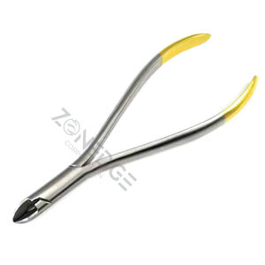 คีมหนีบกรรไกรตัดลวดขนาดเล็ก13.5ซม. TC การจัดฟันคีมตัดลวดสำหรับทันตกรรมจัดฟันคีมเหล็กแบบแมนนวล - Product Image 1